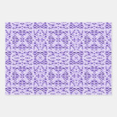 Faux Crochet Squares Collectie Inpakpapier Vel (Voorkant)