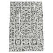 Faux Crochet White Medium Cadeauzakje (Achterkant)