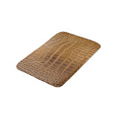 Faux Crocodile Leather Animal Skin Pattern Badmat (Gekanteld)