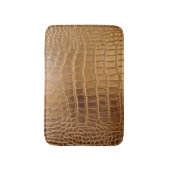 Faux Crocodile Leather Animal Skin Pattern Badmat (Voorkant Verticaal)