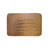 Faux Crocodile Leather Animal Skin Pattern Badmat (Voorkant)