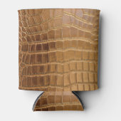 Faux Crocodile Leather Animal Skin Pattern Blikjeskoeler (Voorkant)