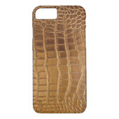 Faux Crocodile Leather Animal Skin Pattern Case-Mate iPhone Case (Achterkant)