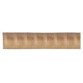 Faux Crocodile Leather Animal Skin Pattern Korte Tafelloper (Horizontaal)