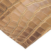 Faux Crocodile Leather Animal Skin Pattern Korte Tafelloper (Hoek)