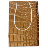 Faux Crocodile Leather Animal Skin Pattern Medium Cadeauzakje (Voorkant)
