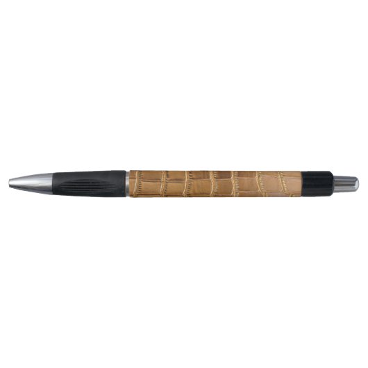 Faux Crocodile Leather Animal Skin Pattern Pen (Voorkant)