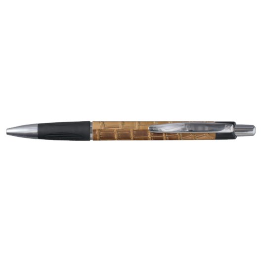 Faux Crocodile Leather Animal Skin Pattern Pen (Achterkant)