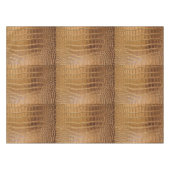 Faux Crocodile Leather Animal Skin Pattern Tafelkleed (Voorkant (Horizontaal))