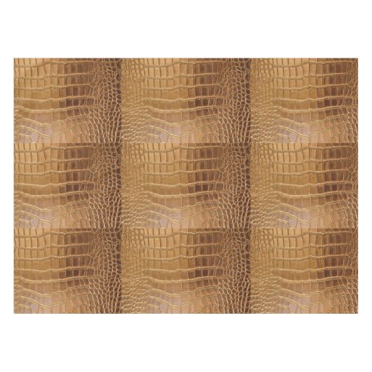 Faux Crocodile Leather Animal Skin Pattern Tafelkleed (Voorkant (Horizontaal))