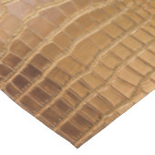 Faux Crocodile Leather Animal Skin Pattern Tafelkleed (Gekanteld)