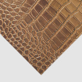 Faux Crocodile Leather Animal Skin Pattern Tissuepapier (Detail)