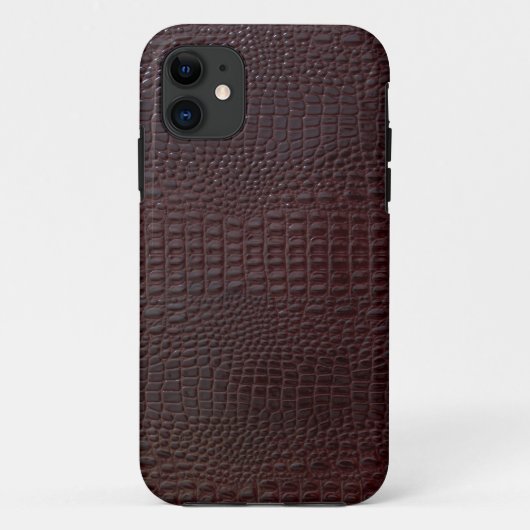 Faux Crocodile Skin iPhone 5 Hoesje-Mate ID Case-Mate iPhone Case (Achterkant)