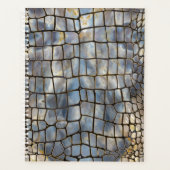 Faux Crocodile texture marmer and gold Planner (Voorkant)