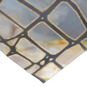 Faux Crocodile texture marmer and gold Tafelkleed (Gekanteld)