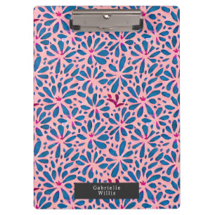 Faux Cutouts Waterverf Boho Folk Art geïnspireerd Klembord