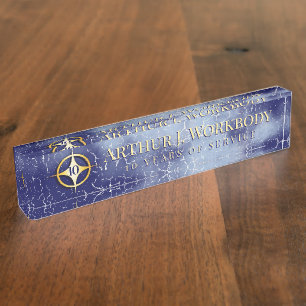 Faux-de-namplate voor werknemers naambordje