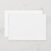 Faux Deckle Edged Enclosure Kaart Sjabloon (Voorkant / Achterkant)