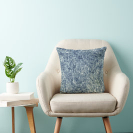 Faux Denim Acid Wash Blue Jean Sierkussen