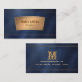 Faux Denim & Leather Boutique Visitekaartje (Voorkant / Achterkant)