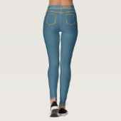 Faux denim Leggings (Achterkant)