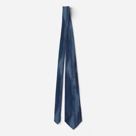 Faux Denim Texture Stropdas (Achterkant)