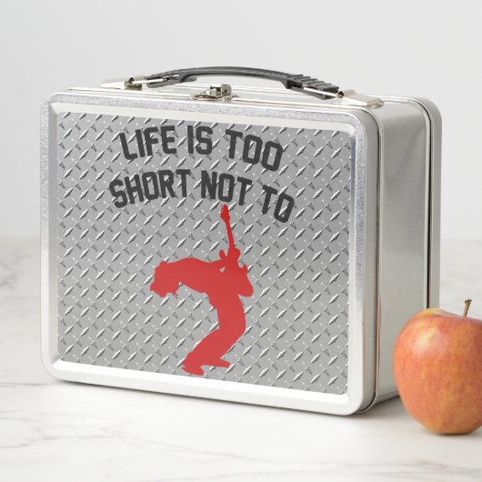 Faux Diamond Bord Metal Lunch Box (In situ)