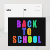 Faux die zich voelen met de titel Alfa terug naar  Aankondigingskaart (Voorkant / Achterkant)