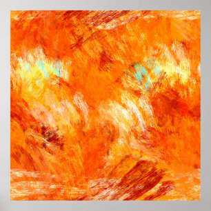 Faux digitale penseelstreek naadloze textuur. Colo Poster