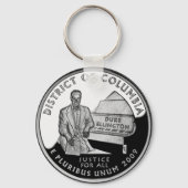 Faux District of Columbia Quarter Sleutelhanger (Voorkant)