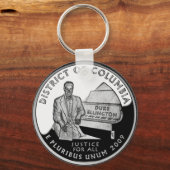 Faux District of Columbia Quarter Sleutelhanger (Voorkant)