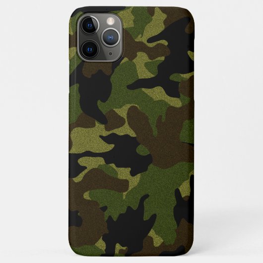 Faux doek groen camo militaire camouflagepatroon Case-Mate iPhone case (Achterkant)