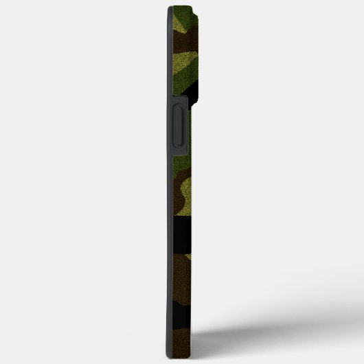 Faux doek groen camo militaire camouflagepatroon Case-Mate iPhone case (Achterkant / Rechts)