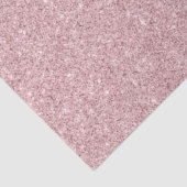 Faux Dusty Roos Glitter Tissuepapier (Detail)