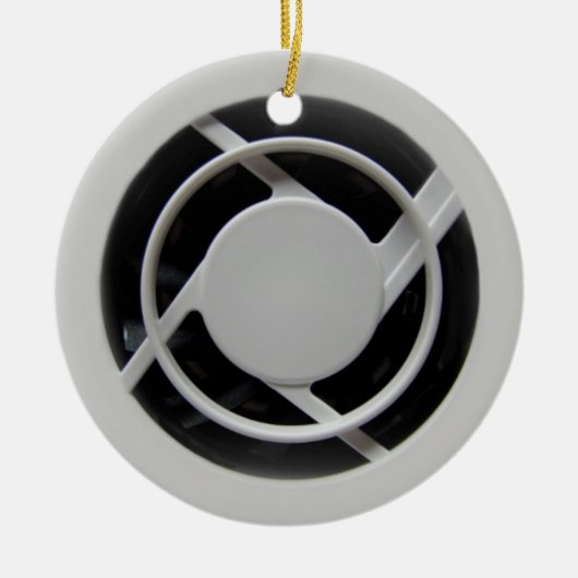 Faux Electronics Cooling Fan Keramisch Ornament (Voorkant)