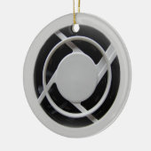Faux Electronics Cooling Fan Keramisch Ornament (Links)