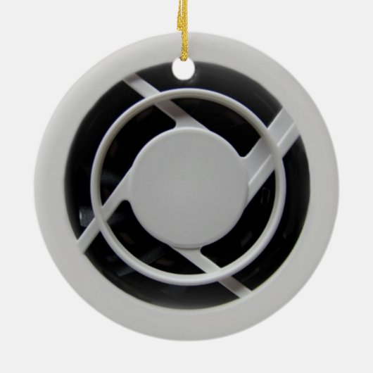 Faux Electronics Cooling Fan Keramisch Ornament (Achterkant)