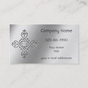 Faux Etched Aluminium Design Visitekaartje