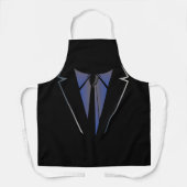 Faux Fake Tuxedo Suit Vest en stropdas Independenc Schort (Voorkant)