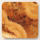 Faux fineer hout bier onderzetter (Voorkant)