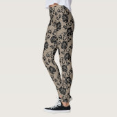 Faux Fishnet Black Lace Leggings (Links)