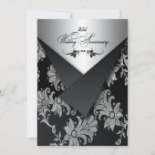 FAUX Flaps 25e huwelijksjubileum uitnodiging 2 (Voorkant)