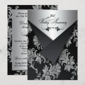 FAUX Flaps 25e huwelijksjubileum uitnodiging 2 (Voorkant / Achterkant)