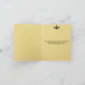 FAUX Flaps Gouden Jubileum Dank Je Kaart (Binnen)