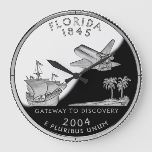 Faux Florida State Quarter Grote Klok (Voorkant)