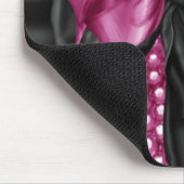 faux flowered, juwelen & Rhinestone mousepad Muismat (Hoek)