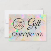 faux foil details opa gift certificaat (Voorkant)