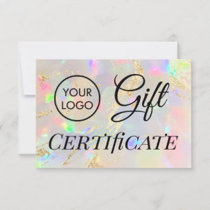 faux foil details opa gift certificaat
