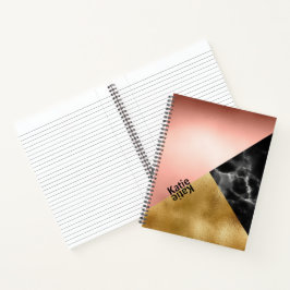 Faux Foil en Marble Notitieboek