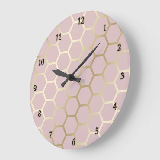 faux foil honeycomb grote klok (Hoek)